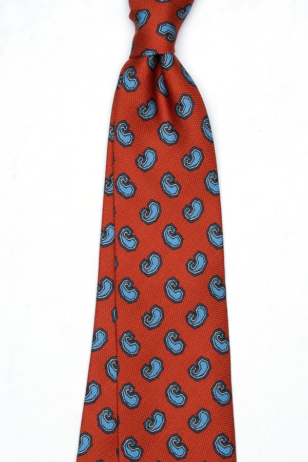 3-Fold Untipped Palumbo Grenadine Silk – Orange