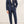 Handmade High-waist Trousers - Irish Linen Navy blue