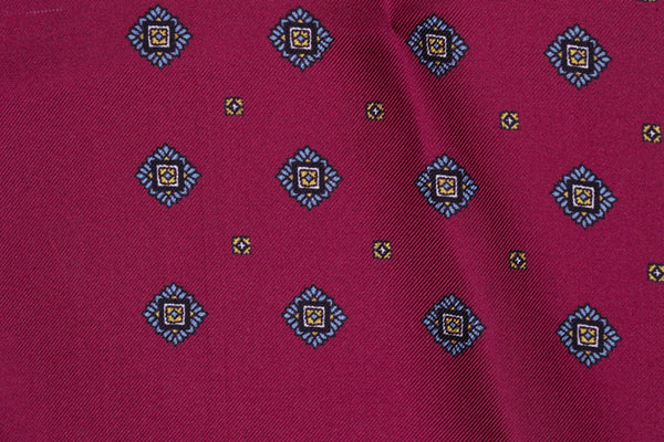 Sforza Luxury Silk Pocket Square – Bordeaux