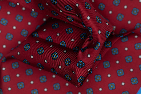 Rodri Luxury Silk Pocket Square – Dark Red