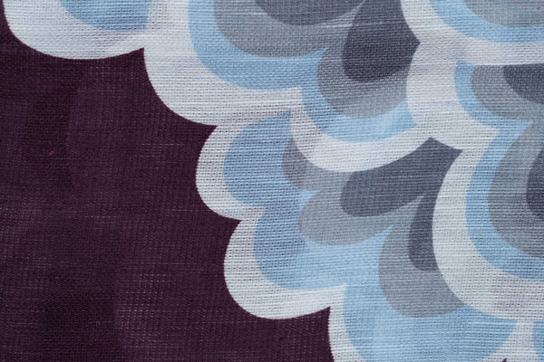 Doria Luxury Silk Pocket Square – Cloud Bordeaux