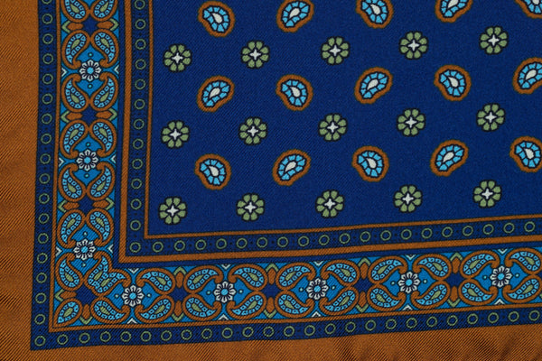 Almeda Luxury Silk Pocket Square – Blue