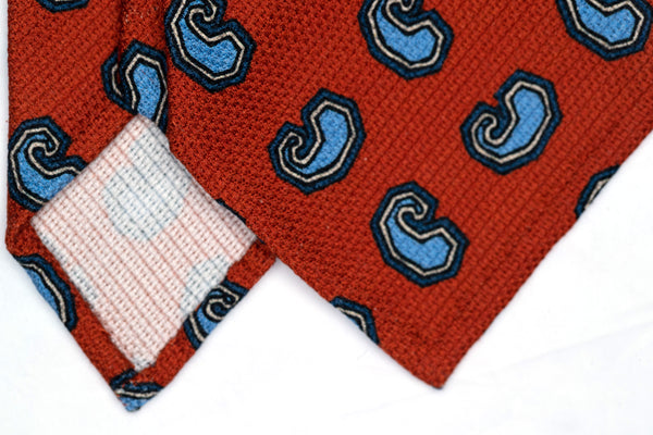 3-Fold Untipped Palumbo Grenadine Silk – Orange
