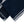 3-Fold Untipped Savoia Shantung Silk Tie - Navy Blue