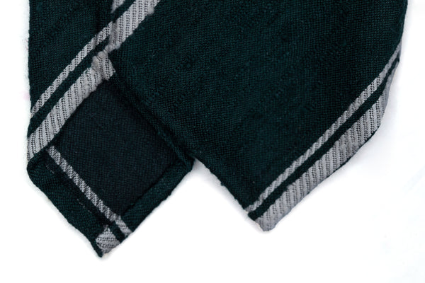 3-Fold Untipped Savoia Shantung Silk Tie – Imperial Green