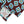 3-Fold Untipped Rada Woven Silk – Cubic Medallion Brown
