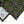 3-Fold Untipped Caracciolo Italian Silk- Floral Pattern Green