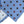 3-Fold Untipped Caruso English Silk – Floral Blue Avion