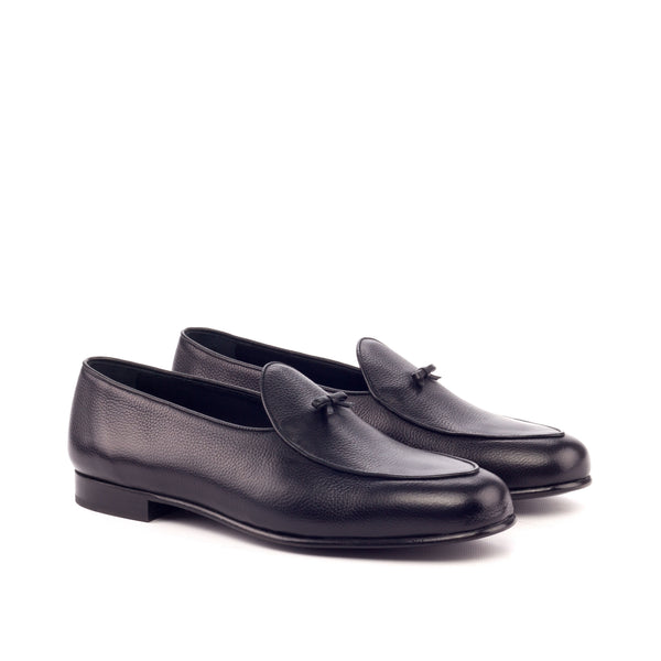 Belgian Loafers Leather Full Grain - Black