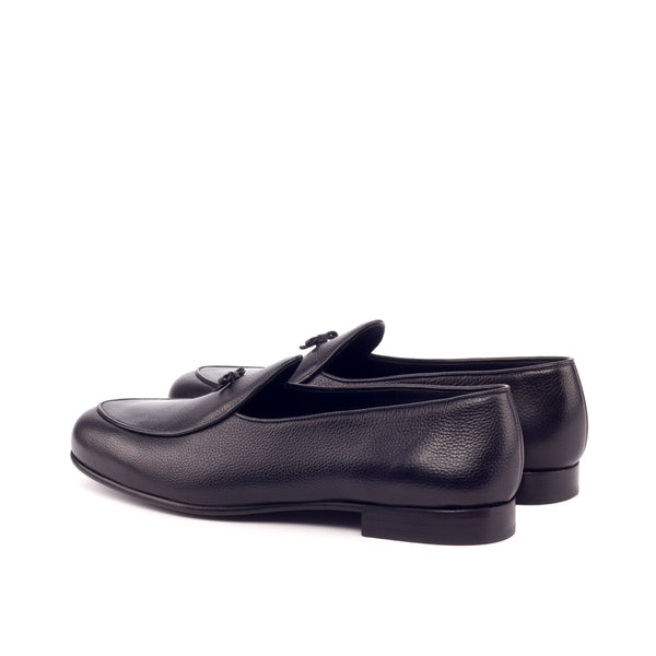 Belgian Loafers Leather Full Grain - Black