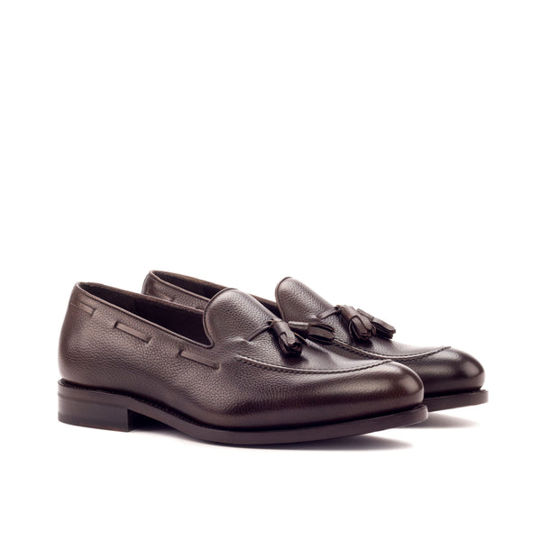 Tassel Loafers Painted Full Grain - Dark Brown