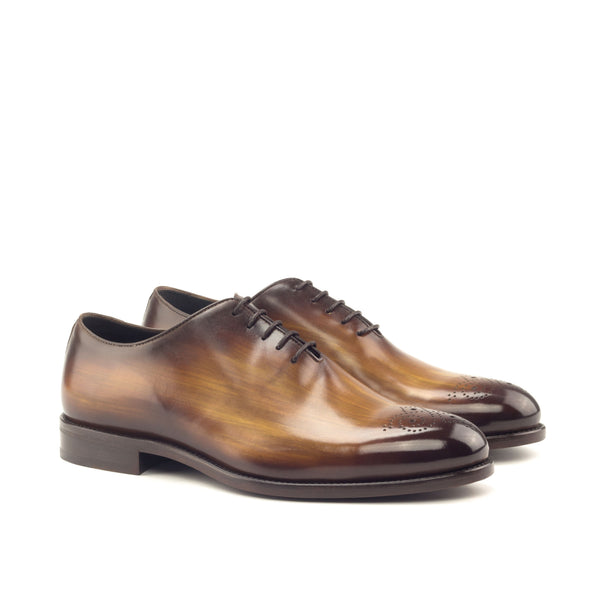 Whole Cut Leather Box Calf - Handmade Cognac Patina