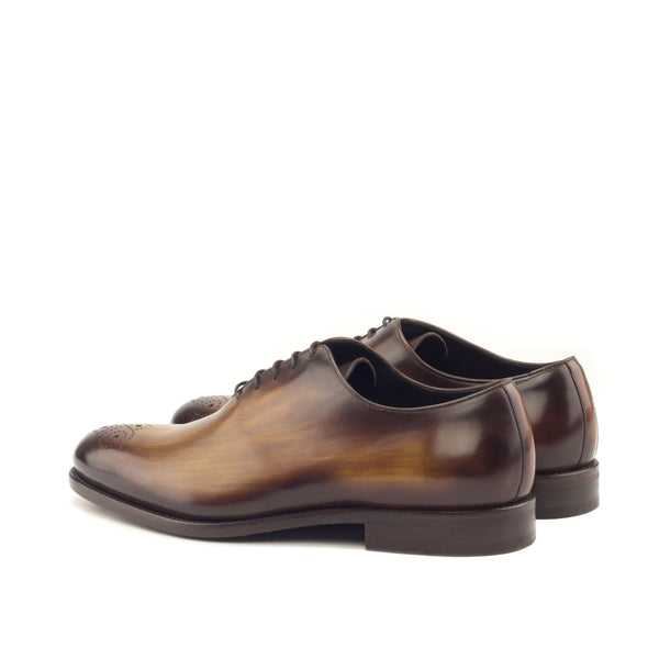 Whole Cut Leather Box Calf - Handmade Cognac Patina