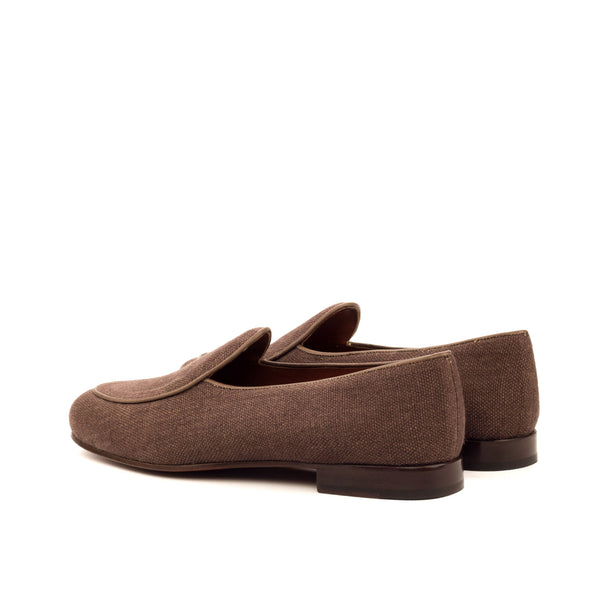 Belgian Loafers Bare Linen - Brown