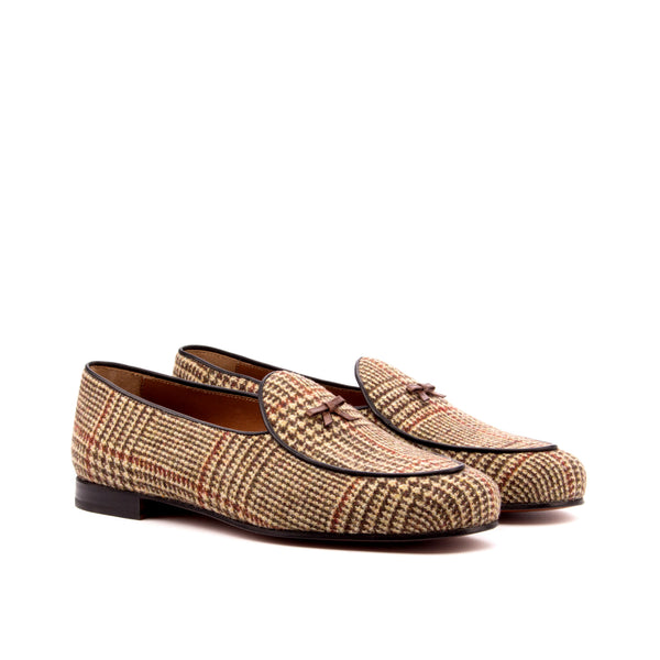 Belgian Loafers Tweed Sartorial - Beige