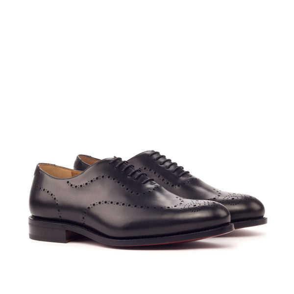 Whole Cut Leather Box Calf - Black