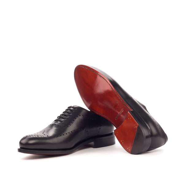 Whole Cut Leather Box Calf - Black
