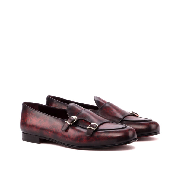 Monk Slippers Patina - Burgundy
