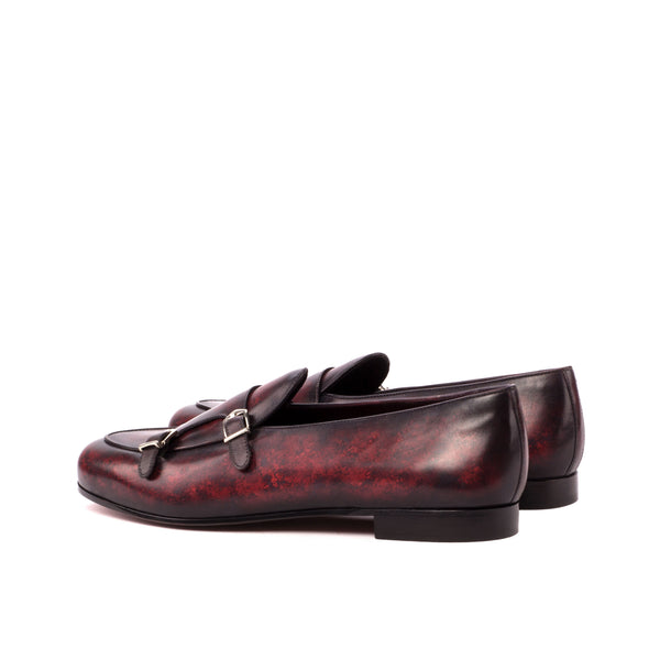 Monk Slippers Patina - Burgundy