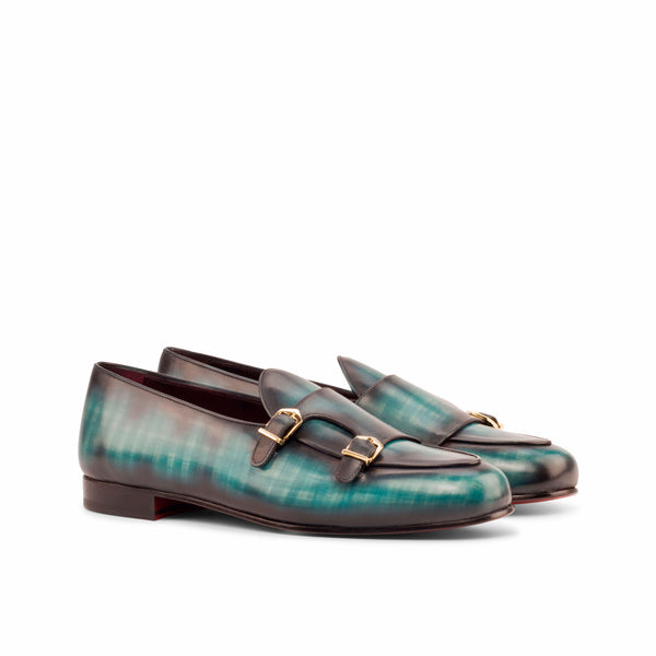 Monk Slippers Patina - Turquois