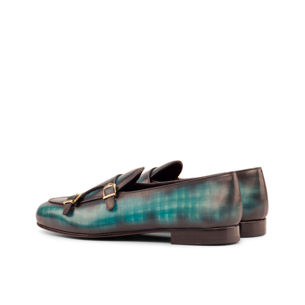 Monk Slippers Patina - Turquois