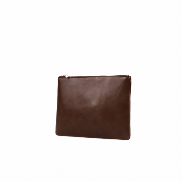 Clutch Nappa Leather - Dark Brown