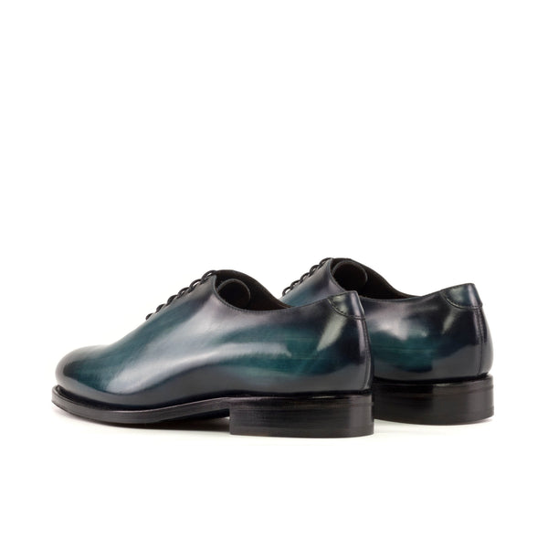 Whole Cut Leather Box Calf - Turquois Handmade Patina