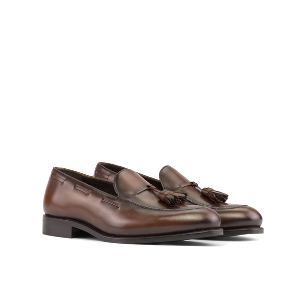 Tassel Loafers Box Calf - Medium Brown