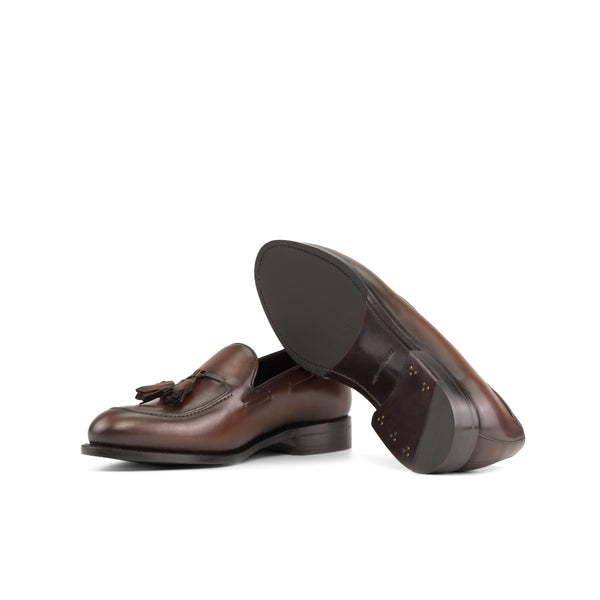 Tassel Loafers Box Calf - Medium Brown