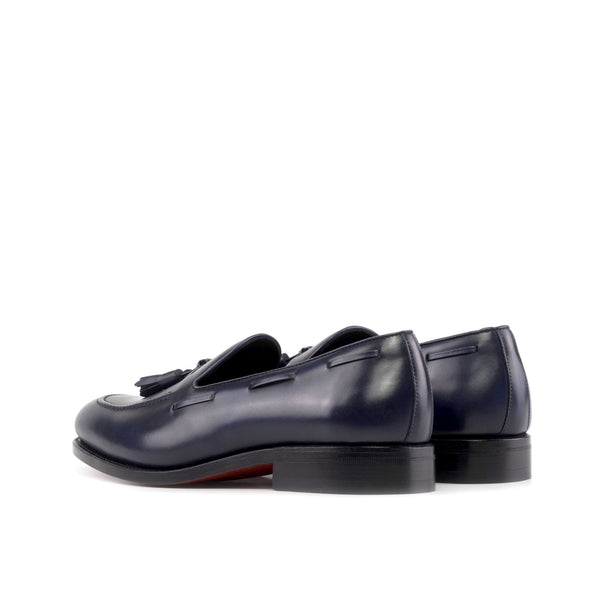 Tassel Loafers Box Calf- Navy Blue