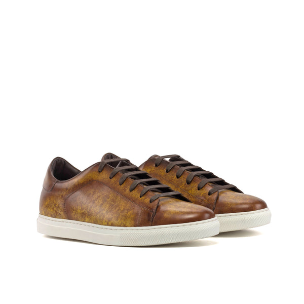 Sneakers Luxury Cognac Patina