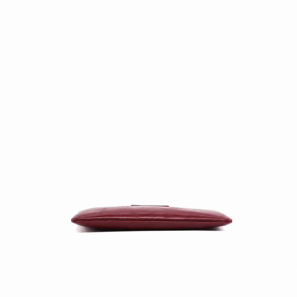 Clutch Nappa Leather - Bordeaux