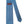 7- Fold Caruso English Silk - Floral  Dark Ottanio Blue