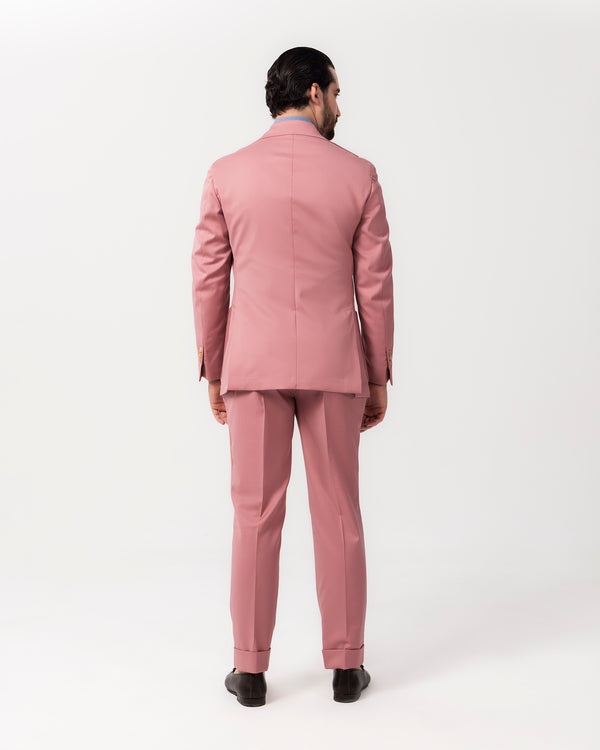 Vintage Pink Single Breast Suit - Made in Italy