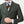 Green Double Breast Jacket - Made in Italy