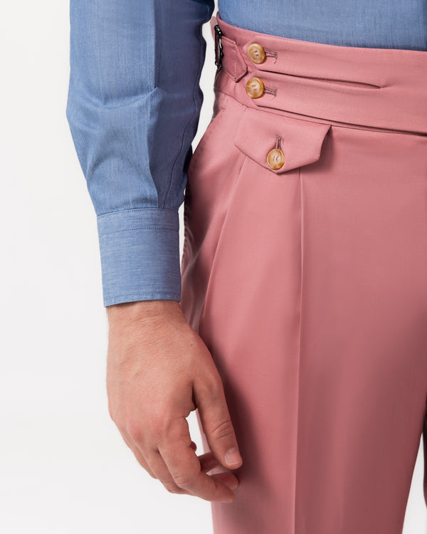 Vintage Pink Single Breast Suit - Made in Italy