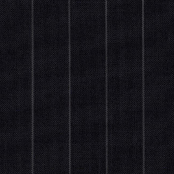 Dark Blue Stripe Double Breast Sartorial Suit - Made in Italy