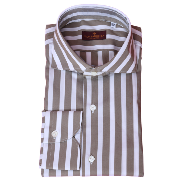 Stripe Sand Shirt Sartoriale  - Made in Italy