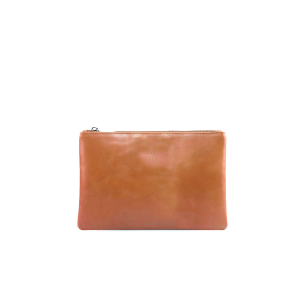 Clutch Nappa Leather - Cognac